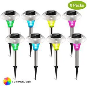 Color Changing Solar Pathway Light, RGB LED, IP64 Waterproof Solar Light Color Changing Solar Pathway Light, RGB LED, IP64 Waterproof Solar Light