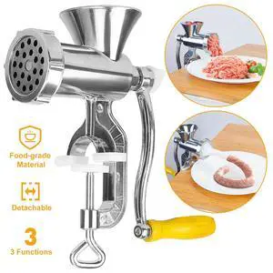 Manual Sausage Maker&Meat Grinder Hand Operated Mincer for Efficiently Pork Beef Manual Sausage Maker&Meat Grinder Hand Operated Mincer for Efficiently Pork Beef