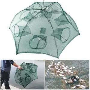 Portable Automatic Fishing Trap Net - Bait Catcher for Shrimp Minnow & Crab Portable Automatic Fishing Trap Net - Bait Catcher for Shrimp Minnow & Crab