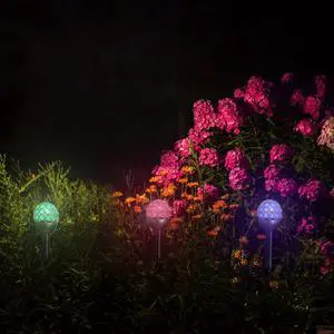 3Pcs RGB LED Lights Garden Lawn Landscape Decor Lamps Waterproof 3Pcs RGB LED Lights Garden Lawn Landscape Decor Lamps Waterproof