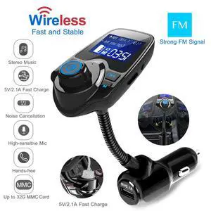 Wireless Car Kit FM Transmitter Wireless Radio Adapter USB Charger for Phone US Wireless Car Kit FM Transmitter Wireless Radio Adapter USB Charger for Phone US