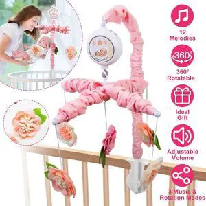 Musical Baby Crib Mobile 12 Melodies Rotating Nursery Mobile for Newborn Musical Baby Crib Mobile 12 Melodies Rotating Nursery Mobile for Newborn