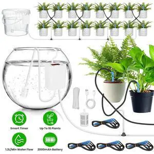Automatic Plant Watering Device Drip Irrigation System for Indoor Outdoor Garden Automatic Plant Watering Device Drip Irrigation System for Indoor Outdoor Garden