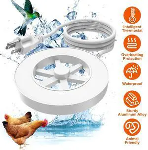 Automatic Birdbath Water Heater Smart Thermostat Sensor Outdoor Automatic Birdbath Water Heater Smart Thermostat Sensor Outdoor