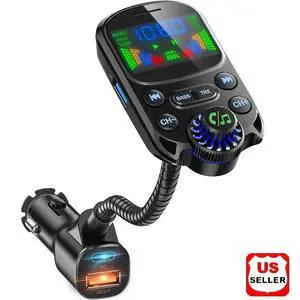 Car Bluetooth FM Transmitter Radio MP3 Wireless Adapter Hands-Free 3Port Charger Car Bluetooth FM Transmitter Radio MP3 Wireless Adapter Hands-Free 3Port Charger