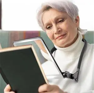 5X Large Reading Handfree Magnifying Glass w/ Light Flexible Gooseneck Magnifier 5X Large Reading Handfree Magnifying Glass w/ Light Flexible Gooseneck Magnifier