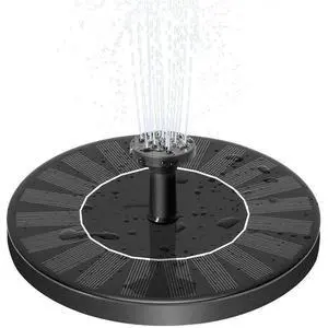 Solar Power Bird Bath Fountain Pump Upgrade 1.4W Solar Fountain with 4 Nozzle Solar Power Bird Bath Fountain Pump Upgrade 1.4W Solar Fountain with 4 Nozzle