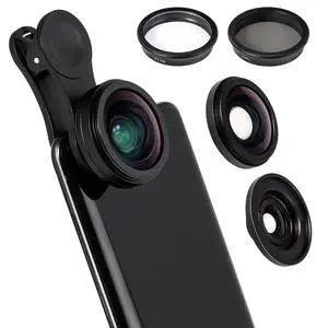 4 in 1 Professional Phone Camera Lens Kit Clip On 4 in 1 Professional Phone Camera Lens Kit Clip On