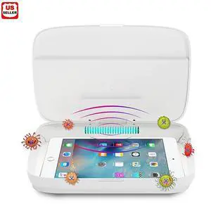 3 in 1 Portable UV Tablet Sterilizer Box Wireless Charging for Phone & earphone 3 in 1 Portable UV Tablet Sterilizer Box Wireless Charging for Phone & earphone