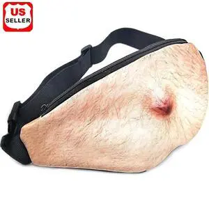 3D Men Beer Fake Belly Dad Bag Waist Packs Waterproof Funny Pack Unisex Bag Gift 3D Men Beer Fake Belly Dad Bag Waist Packs Waterproof Funny Pack Unisex Bag Gift