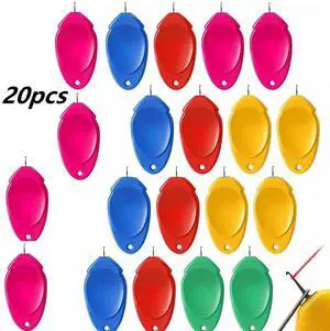 20PCS Needle Threaders for Hand Sewing Plastic Wire Hook Simple Threader Needles 20PCS Needle Threaders for Hand Sewing Plastic Wire Hook Simple Threader Needles