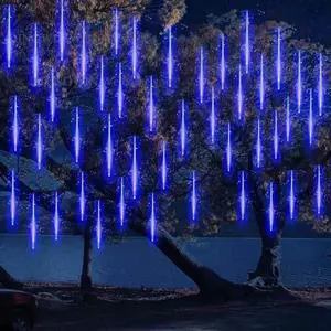 LED Meteor Shower Solar Lights Outdoor 30cm 10Tubes 360LEDs Falling String Light LED Meteor Shower Solar Lights Outdoor 30cm 10Tubes 360LEDs Falling String Light