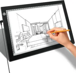 Ultra-Thin A4 Tracing Light Box, USB LED Light Table with Adjustable Brightness Ultra-Thin A4 Tracing Light Box, USB LED Light Table with Adjustable Brightness