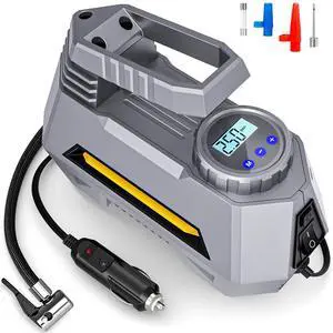 Heavy Duty Portable Air Compressor Car Tire Inflator Electric Pump Auto 12V Heavy Duty Portable Air Compressor Car Tire Inflator Electric Pump Auto 12V