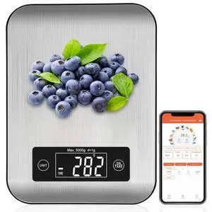 Food Scale with Nutritional Calculator, Digital Kitchen Scale for with App Food Scale with Nutritional Calculator, Digital Kitchen Scale for with App
