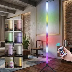 RGB Floor Lamp Color Changing Corner Lamp Bedroom Ambient Lighting with Remote RGB Floor Lamp Color Changing Corner Lamp Bedroom Ambient Lighting with Remote