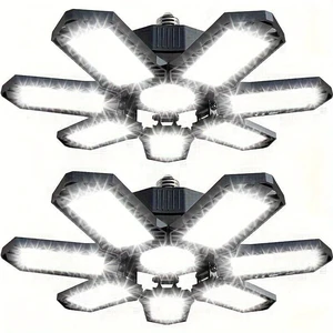 2Pack LED Garage Light 600W 12000000LM Deformable Bright Shop Ceiling Bulb Lamps 2Pack LED Garage Light 600W 12000000LM Deformable Bright Shop Ceiling Bulb Lamps