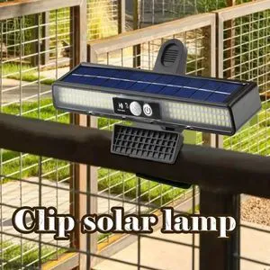 Solar Lights Outdoor Tree Clip 102LED Wall Lamp Motion Sensor Light Fence Garage Solar Lights Outdoor Tree Clip 102LED Wall Lamp Motion Sensor Light Fence Garage