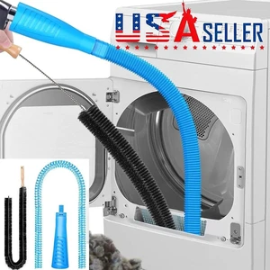 3x Dryer Vent Cleaner Kit Vacuum Hose Attachment Brush Lint Remover Power Washer 3x Dryer Vent Cleaner Kit Vacuum Hose Attachment Brush Lint Remover Power Washer