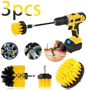 3 Pack Auto Car Detailing Drill Brush Wash Cleaning Kit for Automotive interior 3 Pack Auto Car Detailing Drill Brush Wash Cleaning Kit for Automotive interior