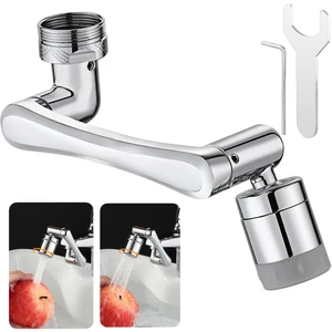 1080° Swivel Faucet Extender, Sink Water Faucet Aerator Extension in Brass 1080° Swivel Faucet Extender, Sink Water Faucet Aerator Extension in Brass