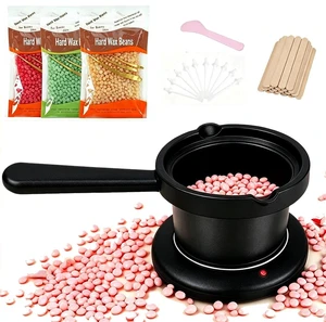 Professional Wax Heater Warmer Hair Removal Depilatory Waxing Kit + Beans Sticks Professional Wax Heater Warmer Hair Removal Depilatory Waxing Kit + Beans Sticks
