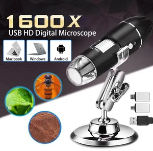 1600X 3in1 USB Digital Microscope for Electronic Accessories Coin Inspection US 1600X 3in1 USB Digital Microscope for Electronic Accessories Coin Inspection US