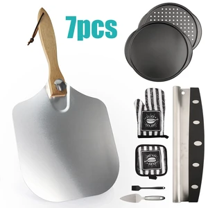 7PCS Pizza Oven Accessories Kit Premium Pizza Making Tool Set for Home & Outdoor 7PCS Pizza Oven Accessories Kit Premium Pizza Making Tool Set for Home & Outdoor