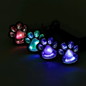 Waterproof Solar Outdoor Paw Print Lights (Set 4)- Color flashing Waterproof Solar Outdoor Paw Print Lights (Set 4)- Color flashing
