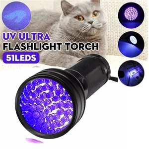 UV Ultra Violet 51 LED Flashlight Blacklight Light 395 nM Inspection Lamp Torch UV Ultra Violet 51 LED Flashlight Blacklight Light 395 nM Inspection Lamp Torch