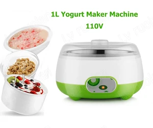 1L Inner Yogurt Maker Machine Auto Constant Temperature w/ Stainless Steel Pot 1L Inner Yogurt Maker Machine Auto Constant Temperature w/ Stainless Steel Pot