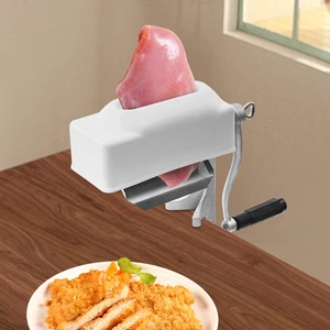 Hand Crank Meat Tenderizer Tool, Flatten Butcher Cuber Steak Machine Kitchen Hand Crank Meat Tenderizer Tool, Flatten Butcher Cuber Steak Machine Kitchen