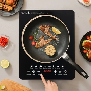 Portable Kitchen Induction Cooktop 2200W Electric Hot Stove Burner Countertop Portable Kitchen Induction Cooktop 2200W Electric Hot Stove Burner Countertop