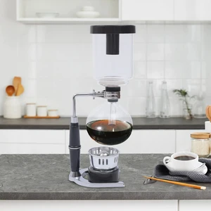 Siphon Coffee Maker Pot Glass Vacuum Tabletop Tea Filter 500ml Japanese Style Siphon Coffee Maker Pot Glass Vacuum Tabletop Tea Filter 500ml Japanese Style