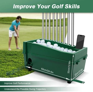 Automatic Golf Ball Machine Golf Ball Dispenser For Golf Training Green Automatic Golf Ball Machine Golf Ball Dispenser For Golf Training Green