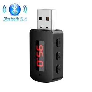 Bluetooth 5.4 Car Transmitter Receiver Handsfree Call USB Mini Wireless Audio US Bluetooth 5.4 Car Transmitter Receiver Handsfree Call USB Mini Wireless Audio US