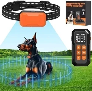 Wireless Dog Fence, 985FT Electric Dog Training Collar w/ Remote PET Trainer USA Wireless Dog Fence, 985FT Electric Dog Training Collar w/ Remote PET Trainer USA