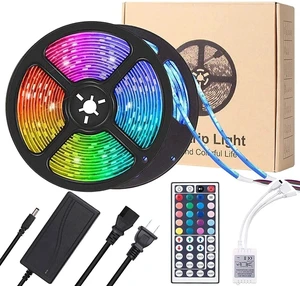 LED Strip Lights 32ft RGB 5050 Colour Changing Tape Cabinet Kitchen TV Lighting LED Strip Lights 32ft RGB 5050 Colour Changing Tape Cabinet Kitchen TV Lighting