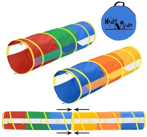 Kids FUN 2-Pack 6ft (12ft) Pop-up Toy Play Crawl Tunnels w/Case Kids FUN 2-Pack 6ft (12ft) Pop-up Toy Play Crawl Tunnels w/Case