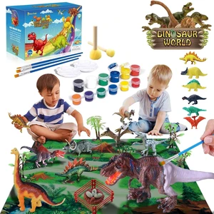 Children's Arts and Crafts Set Dinosaur Toy Painting Set Boys and Girls Statue Children's Arts and Crafts Set Dinosaur Toy Painting Set Boys and Girls Statue
