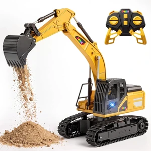 2.4GHz Remote Control Excavator Toy with LED Lights - Perfect Gift for Kids 4-12 2.4GHz Remote Control Excavator Toy with LED Lights - Perfect Gift for Kids 4-12
