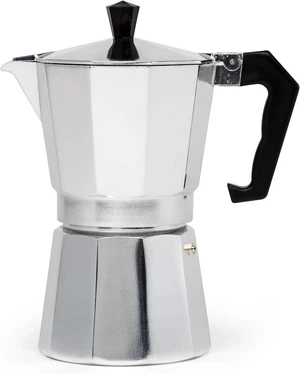 Classic Moka Pot Espresso Maker for 6 Cups - Portable Aluminum Coffee Maker Classic Moka Pot Espresso Maker for 6 Cups - Portable Aluminum Coffee Maker
