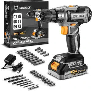 20V Cordless Power Drill Set with Battery & Charger  Perfect for DIY Projects