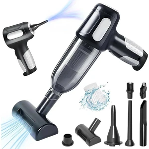 Portable Blower Vacuum Cleaner Air Duster Cordless Rechargeable 2-In-1 Handheld Portable Blower Vacuum Cleaner Air Duster Cordless Rechargeable 2-In-1 Handheld