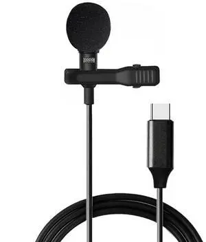 Lavalier Clip-on Microphone Mini Omnidirectional Portable Wired Label Mic Lavalier Clip-on Microphone Mini Omnidirectional Portable Wired Label Mic
