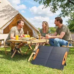 100W Portable Solar Panel Solar Charger with USB-A & USB-C Output 100W Portable Solar Panel Solar Charger with USB-A & USB-C Output