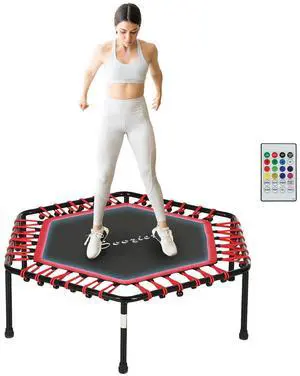 45" Bungee Rebounder Trampoline with LED Lights 45" Bungee Rebounder Trampoline with LED Lights