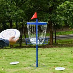 24-Chain Lightweight Portable Practice Basket for Disc Golf Target Stand w/ Bag 24-Chain Lightweight Portable Practice Basket for Disc Golf Target Stand w/ Bag