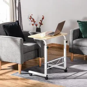 C-Shaped Mobile Sofa Side Table Home Rolling Laptop Cart for Living Room Bedroom C-Shaped Mobile Sofa Side Table Home Rolling Laptop Cart for Living Room Bedroom