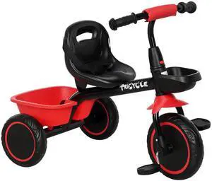 Tricycle for 2-5 Years Old, Toddler Bike, Red Tricycle for 2-5 Years Old, Toddler Bike, Red